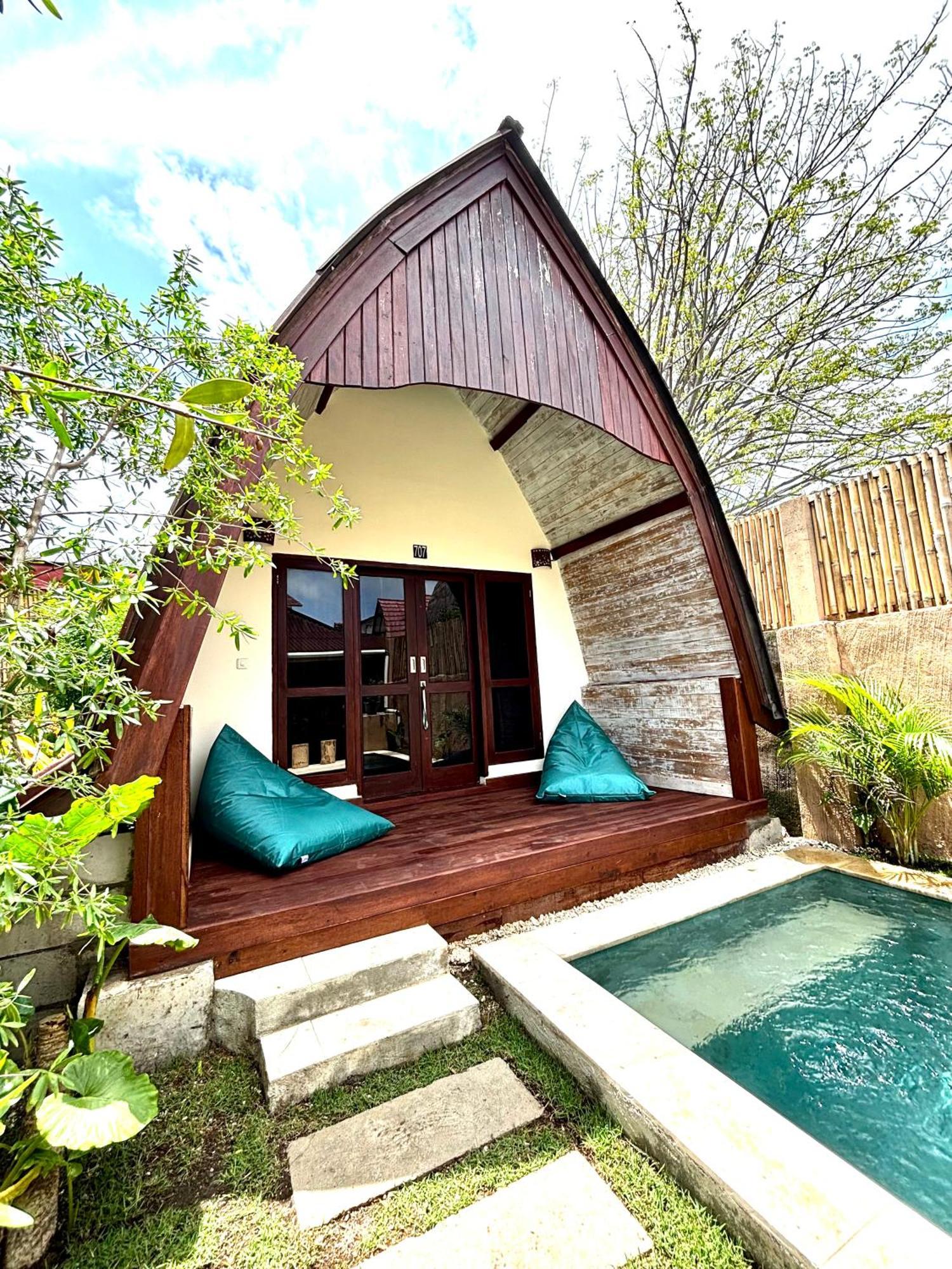 D'Gilian Bungalow Gili Trawangan Esterno foto